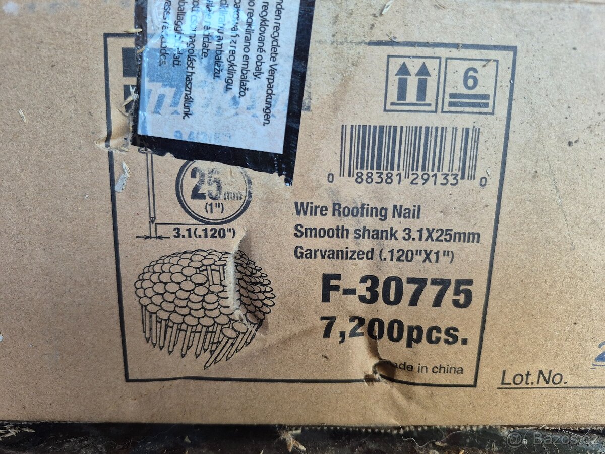 Hřebíky do hřebíkovačky makita