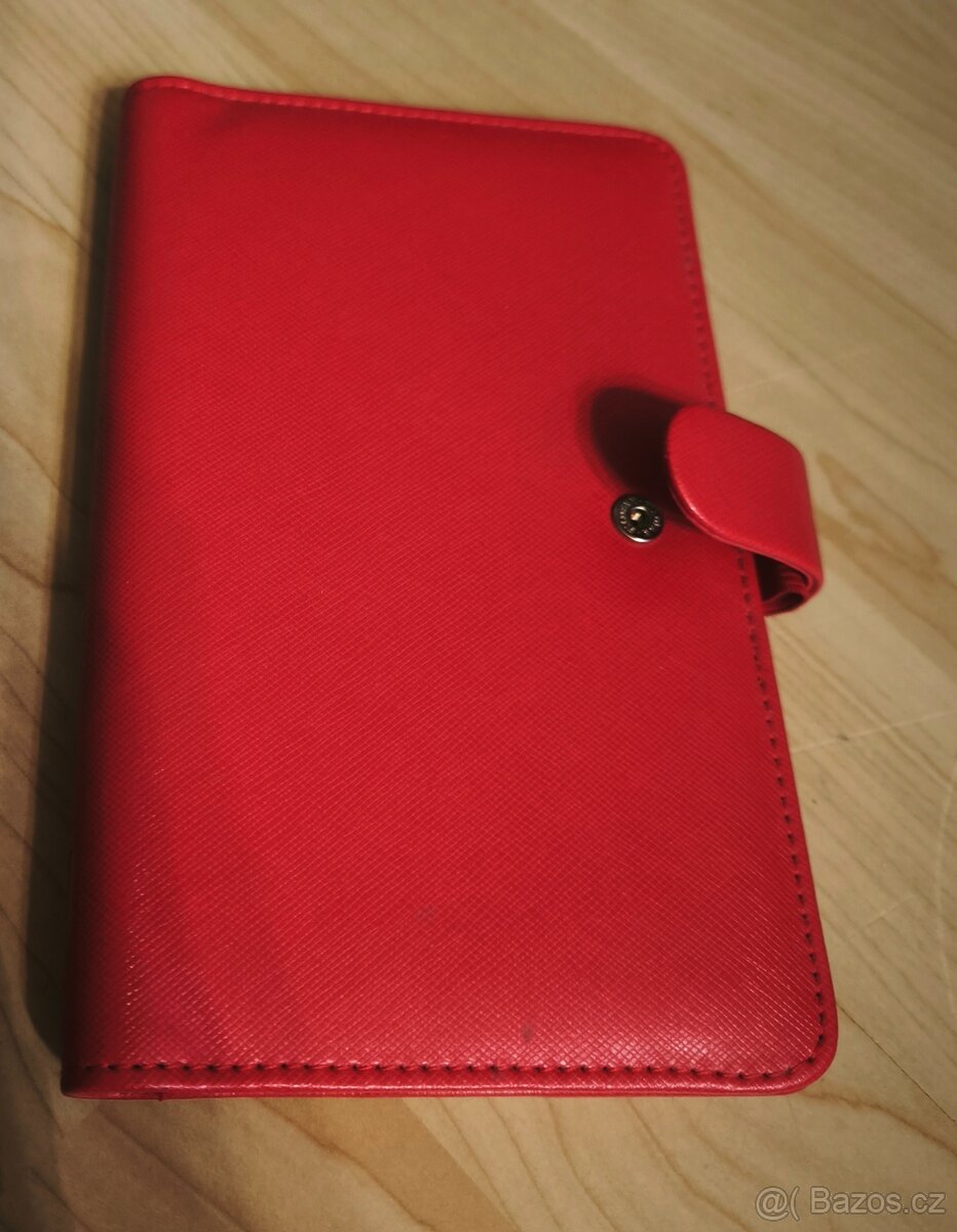 Diář Filofax Saffiano osobní červený A6