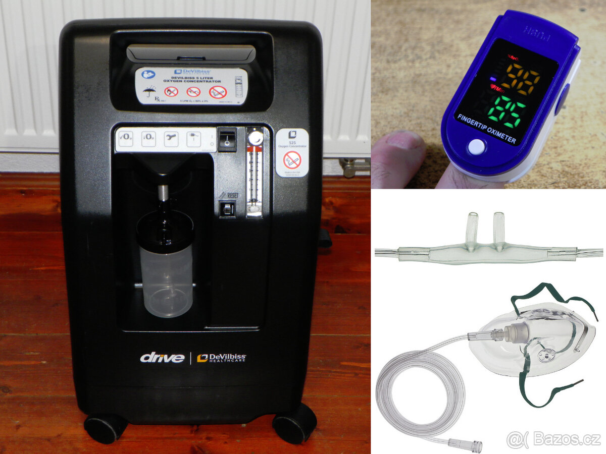 Kyslíkový koncentrátor DeVilbiss 525KS jako nový
