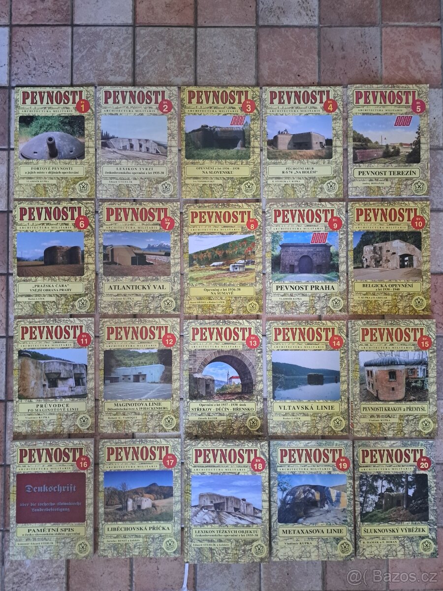 Knihy edice Pevnosti - opevnění, bunkry