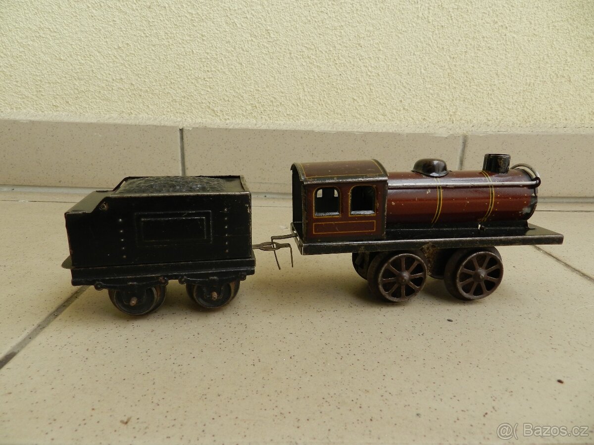 MAŠINKA S TENDREM VELIKOST O - GERMANY 50 léta