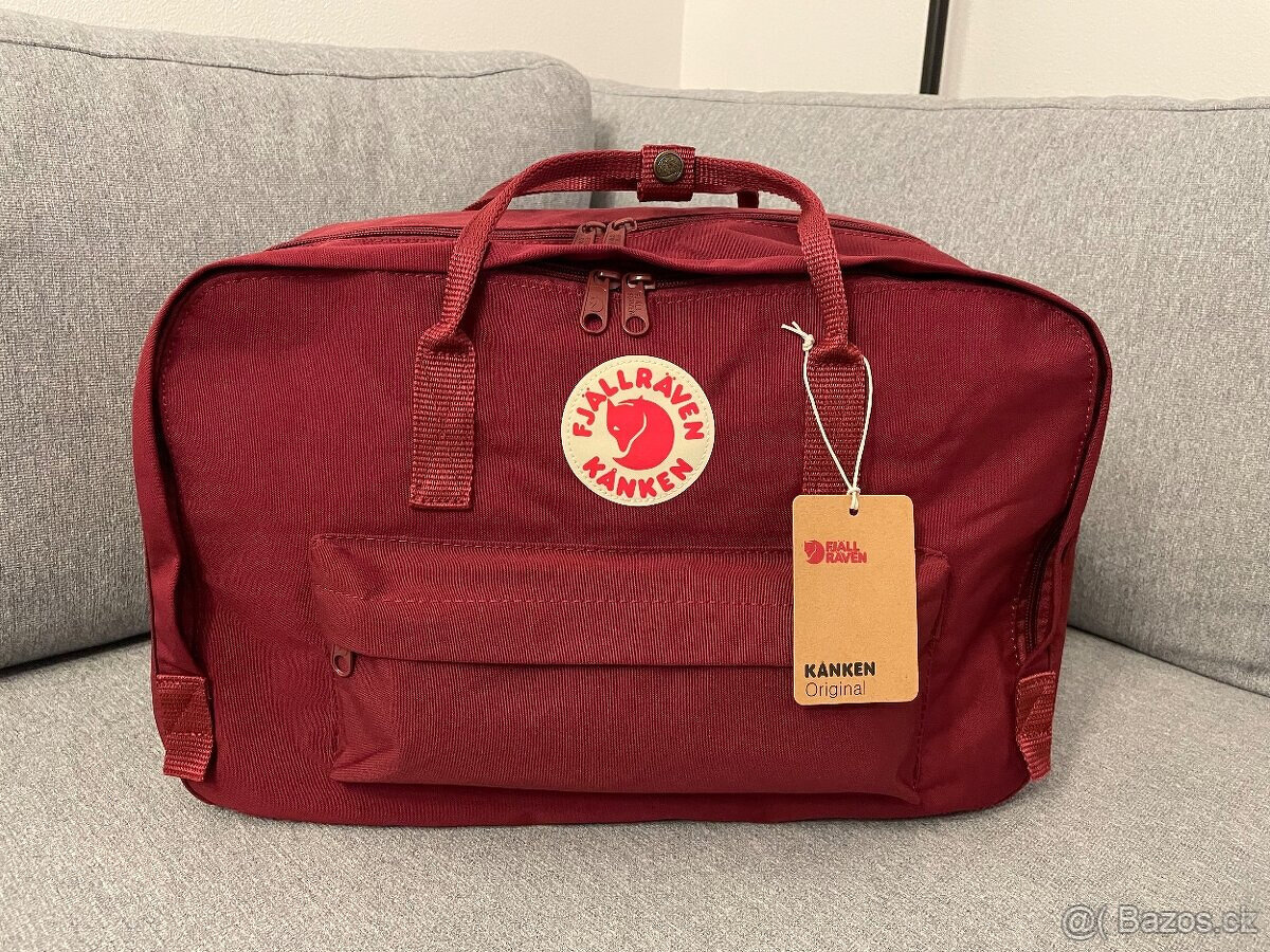 Prodám batoh značky Fjällräven Kanken Weekender Ox Red