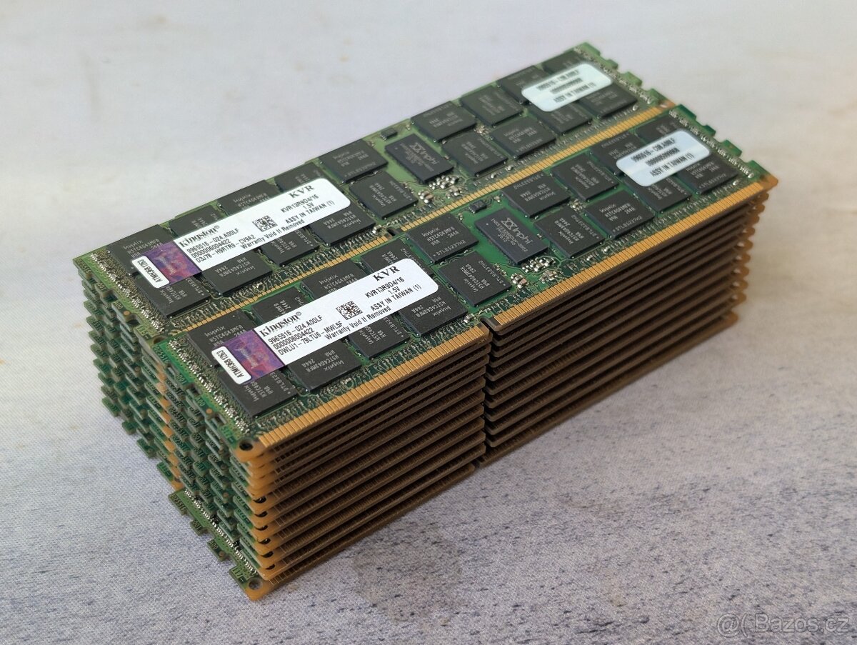 384GB RAM, 16GB DDR3 Kingston ECC, pro servery/workstation