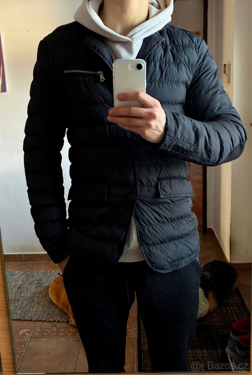 Pánská lehká bunda na knoflíky