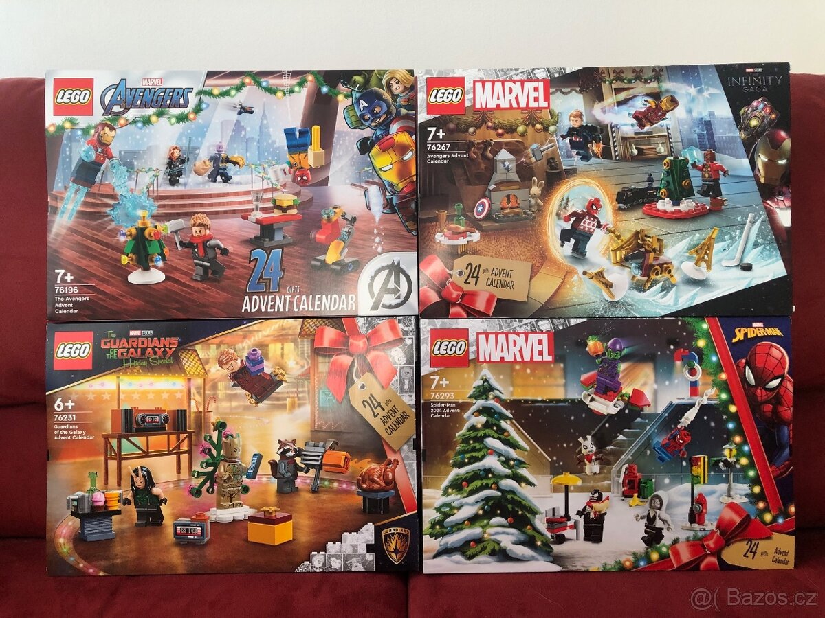 LEGO Marvel 76231+76267+76196+76293 - Bez figurek
