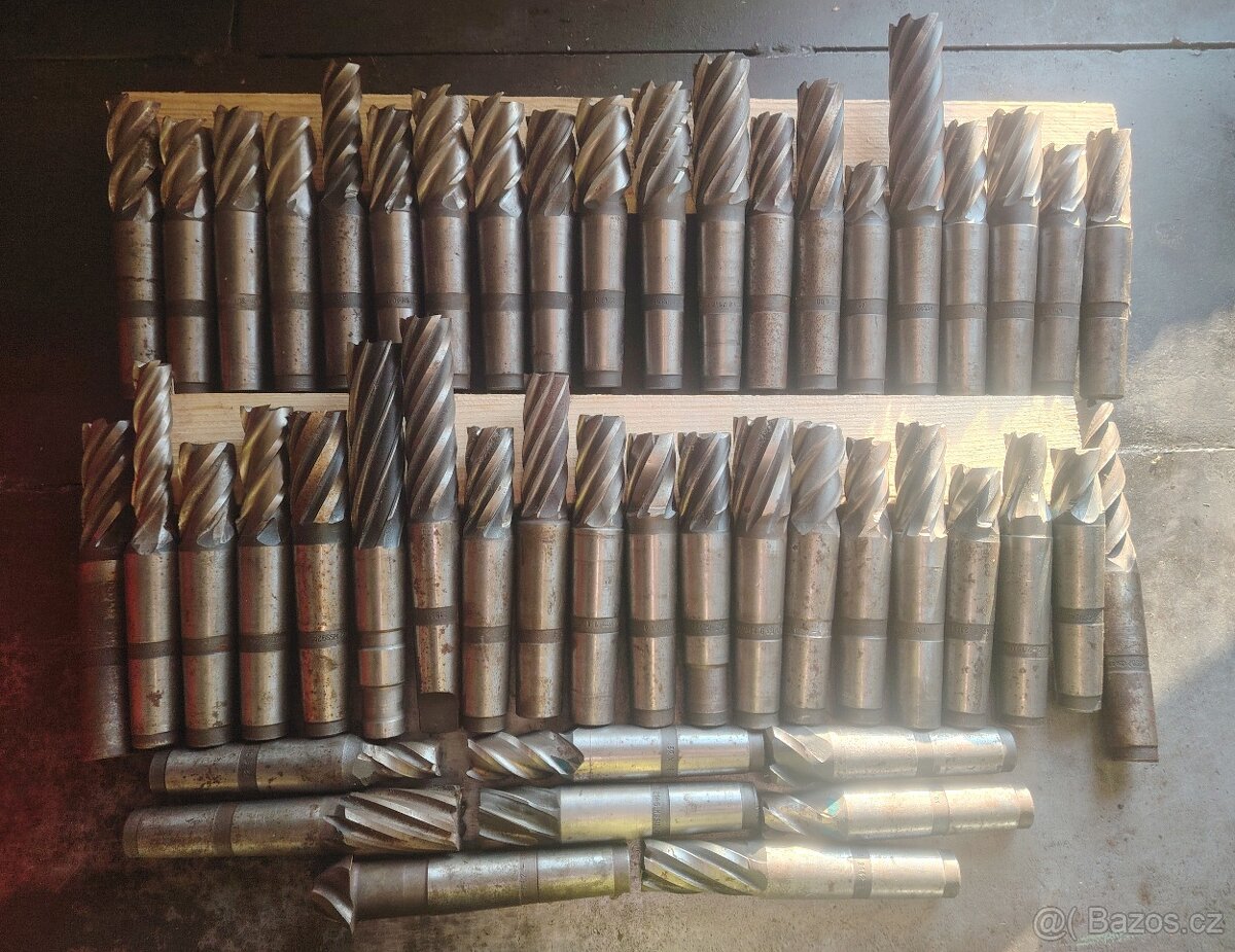 Sada fréz HSS, MK4, 48 kusů