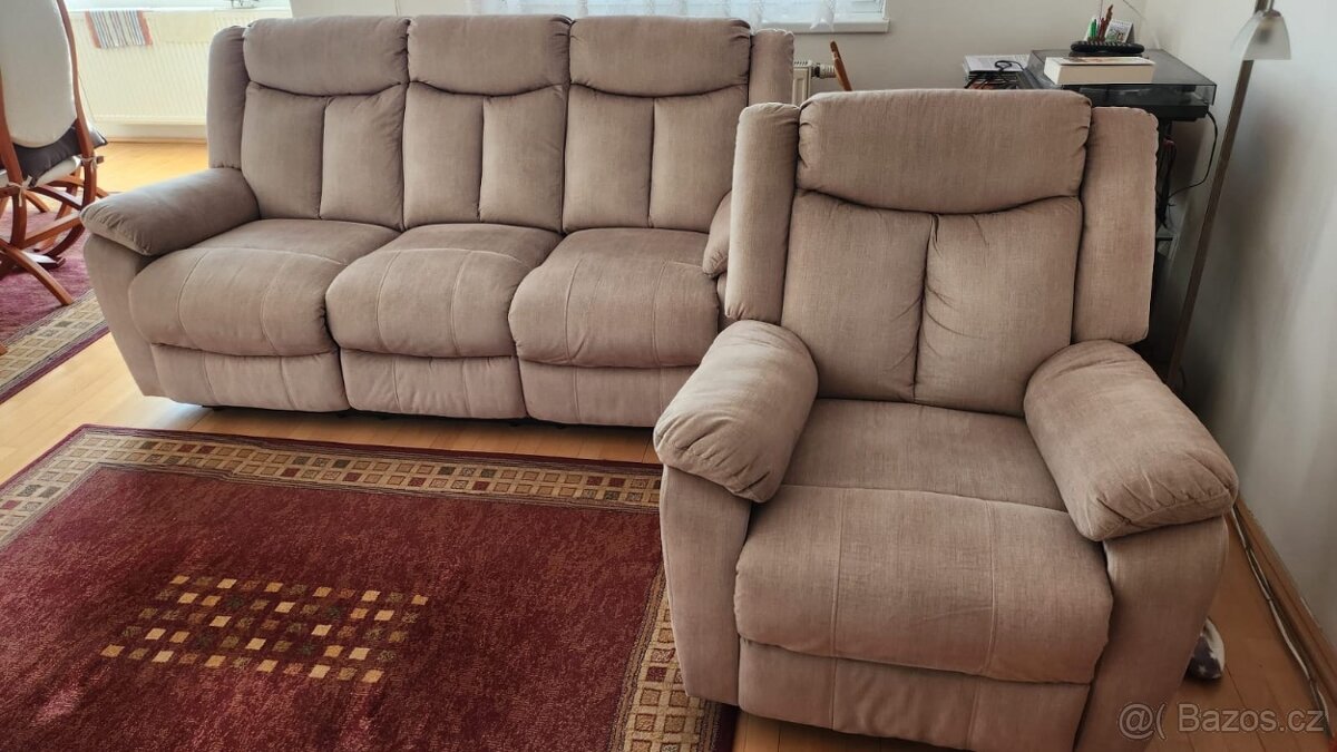 Prodám pohovku + křeslo