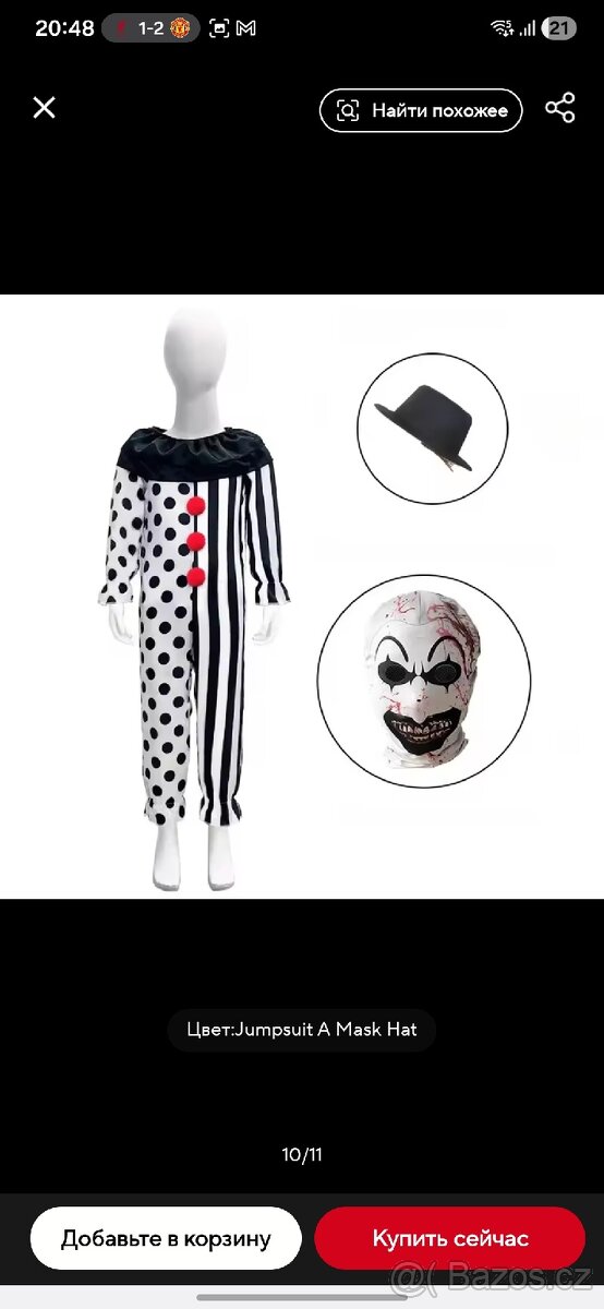 Kostým na halloween