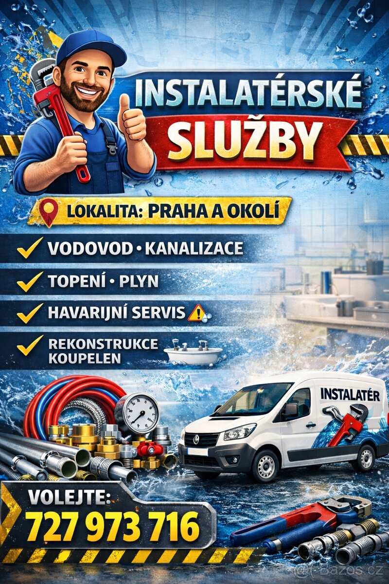 Instalatér, Topenář - Instalatérské služby.