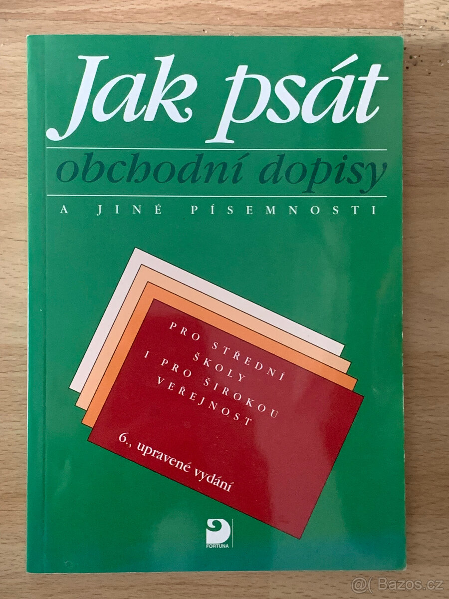 Prodám odb.knihu - Jak psát obchodní dopisy