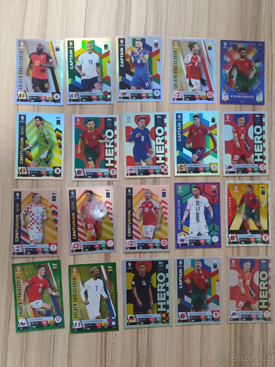 Fotbalové kartičky Euro 2024 - Match Attax