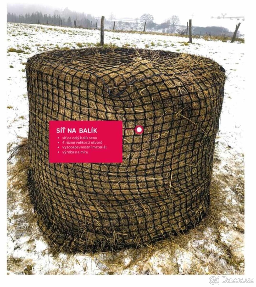 sítě na seno pro koně TOP kvalita