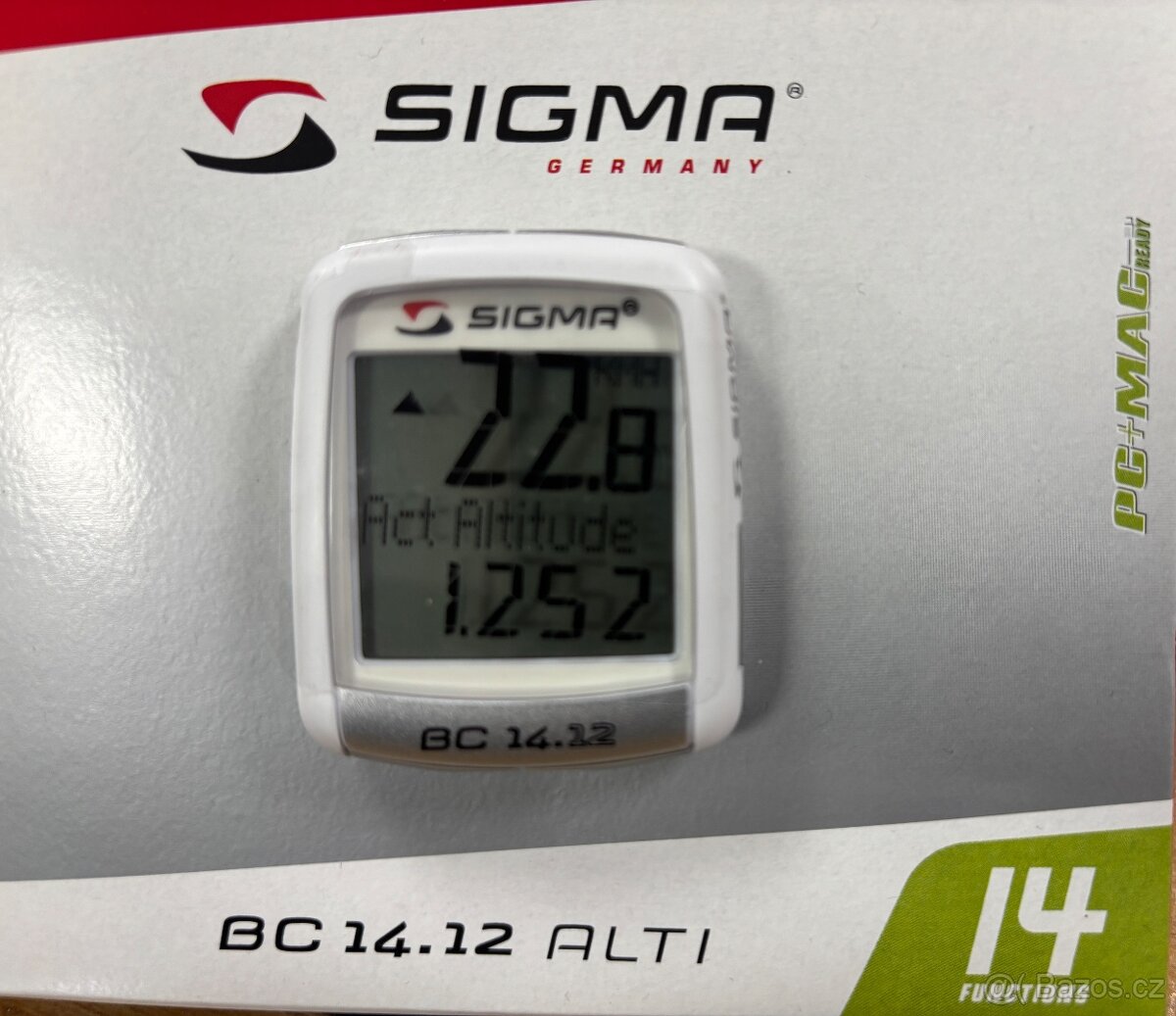 Tachometr-computer Sigma BC 14.12 drátový