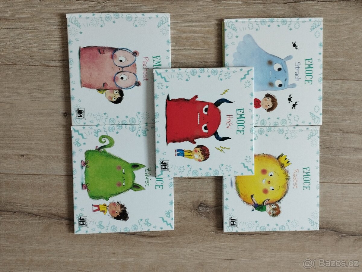 Sada knih o emocích pro děti Stéphanie Couturier