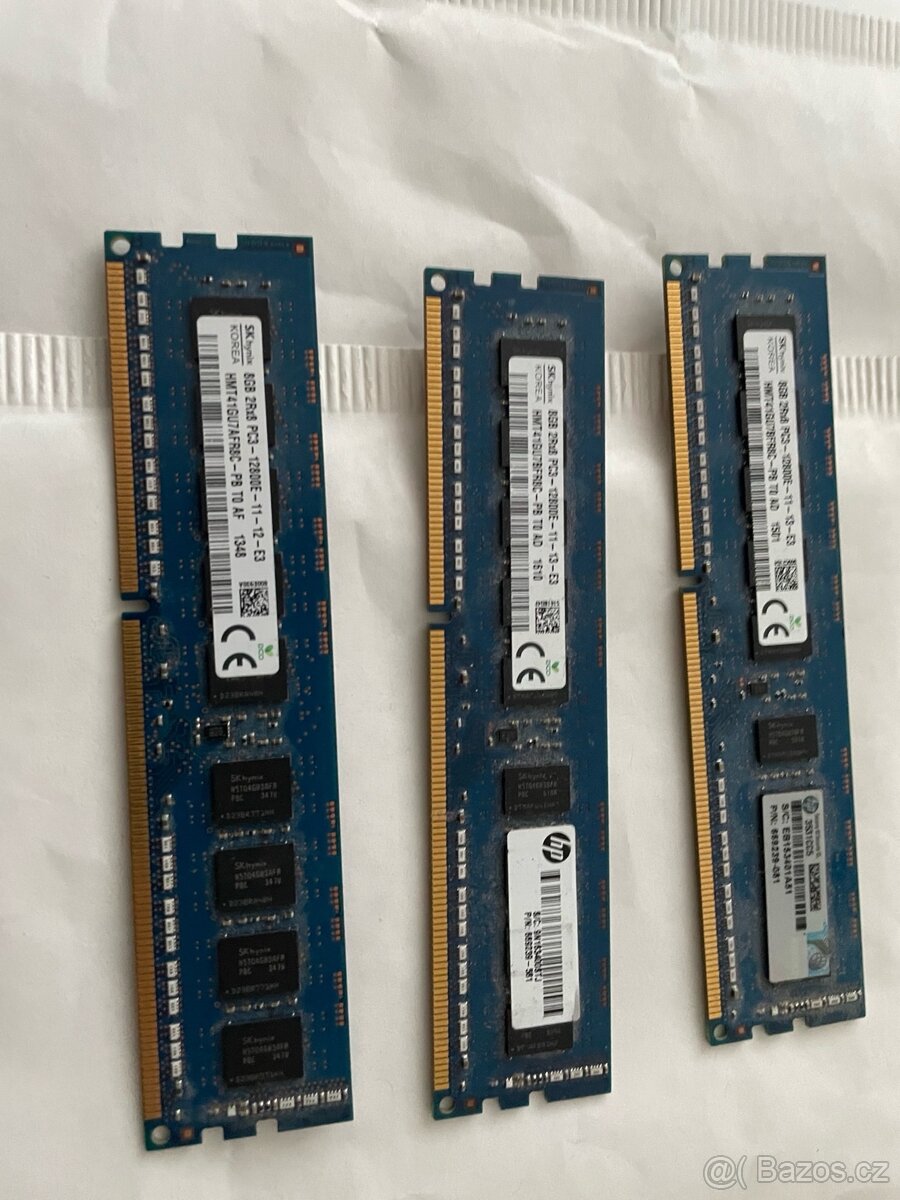DDR3 4 GB Samsung PC3-12800U – funkční