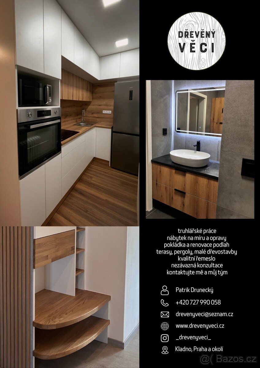 Truhlářské práce v Kladně a okolí