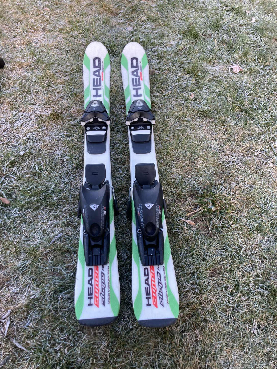 Lyže dětské 87 cm + hůlky