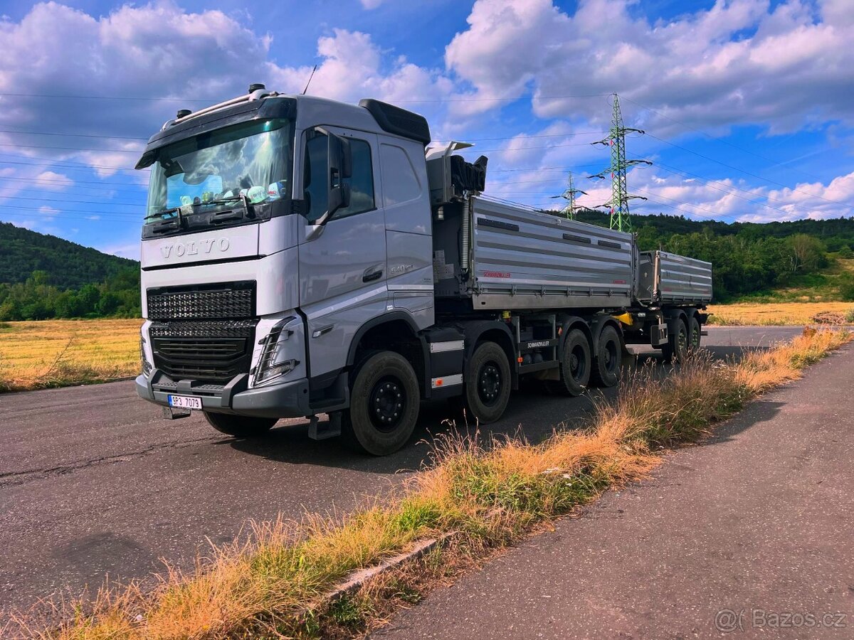 Práce řidiče C+E na tahač + sklápěcí návěs