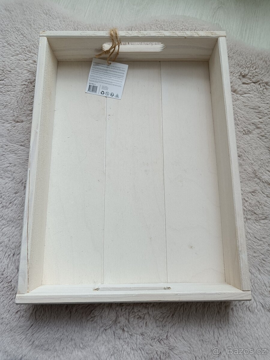 Dřevěný podnos - nový s visačkou