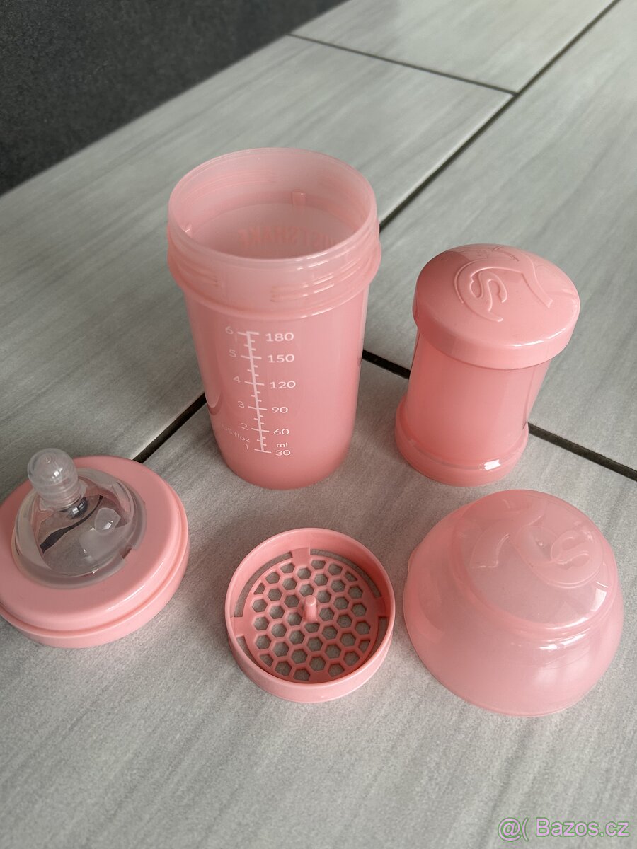 láhev s dudlíkem Twistshake