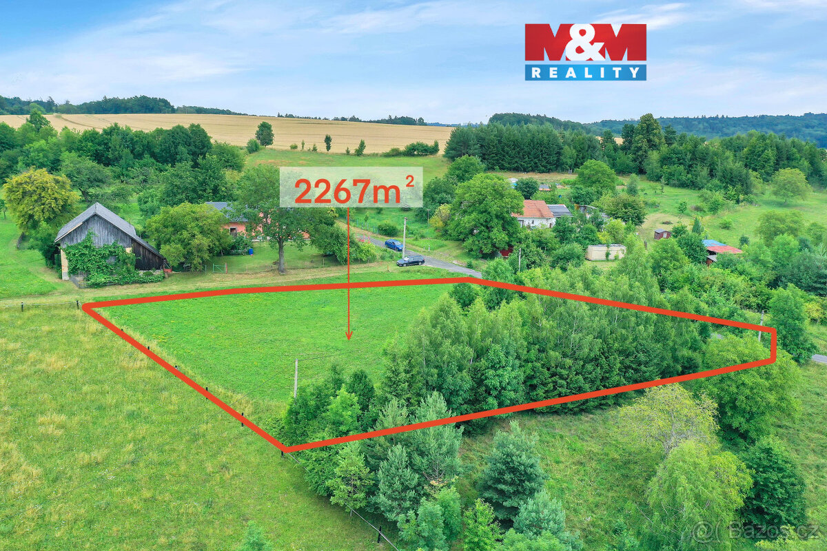 Prodej pozemku k bydlení, 2267 m², Libuň