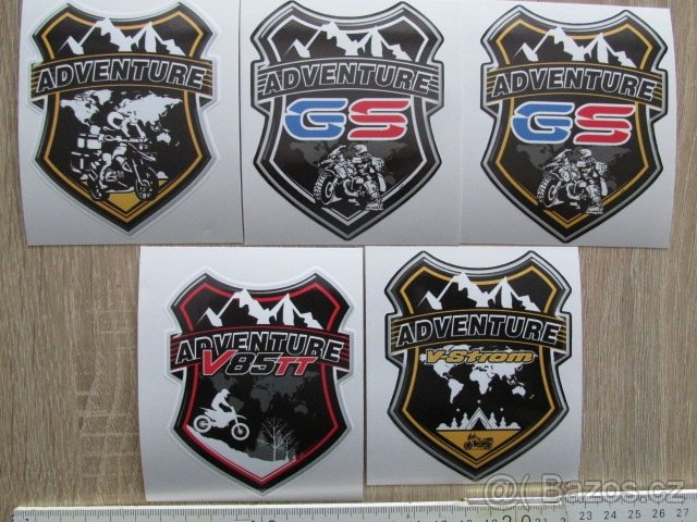 Samolepky Adventure na moto