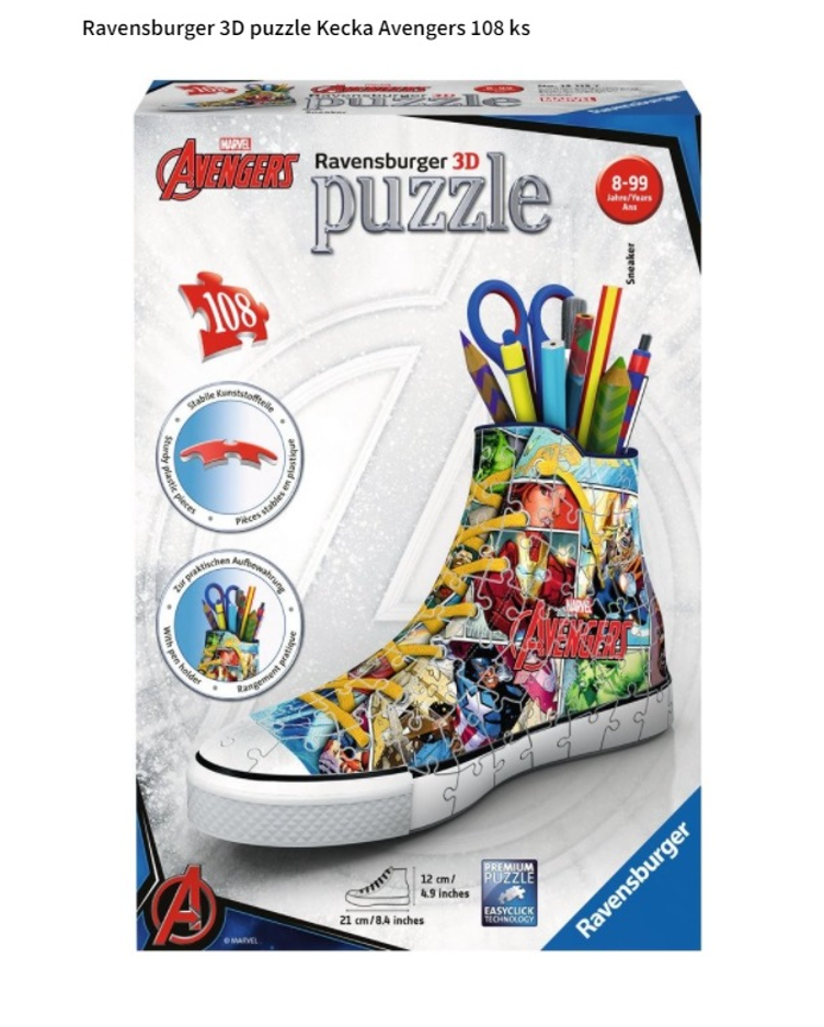 RAVENSBURGER 3D Puzzle Mario / Avengers