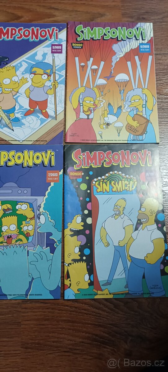 Časopisy Simpsonovi 2023