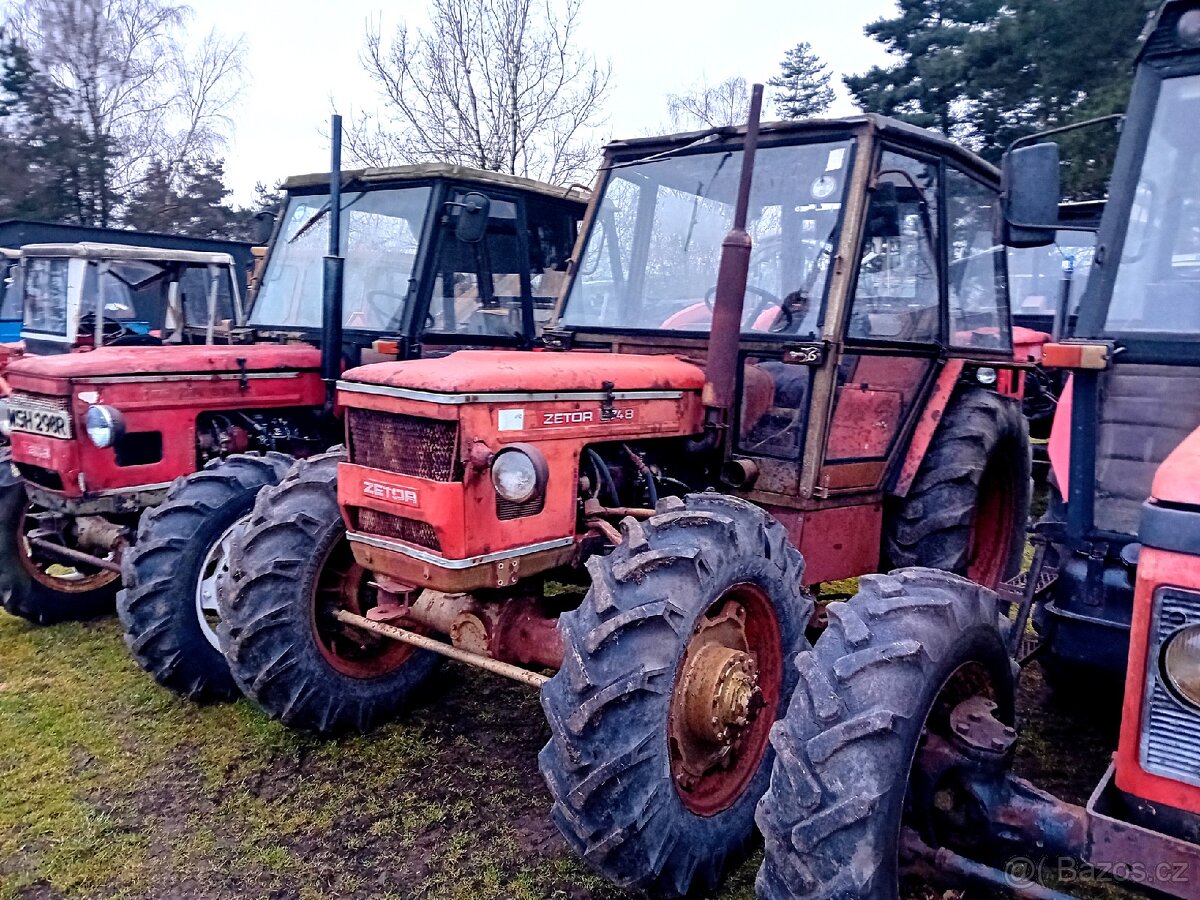 Zetor 6748, těžká přední náprava, posilovač řízení