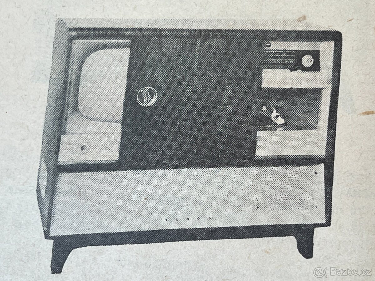 Koupím starou skříň s televizí Tesla Hollar, Brandl, Brožík