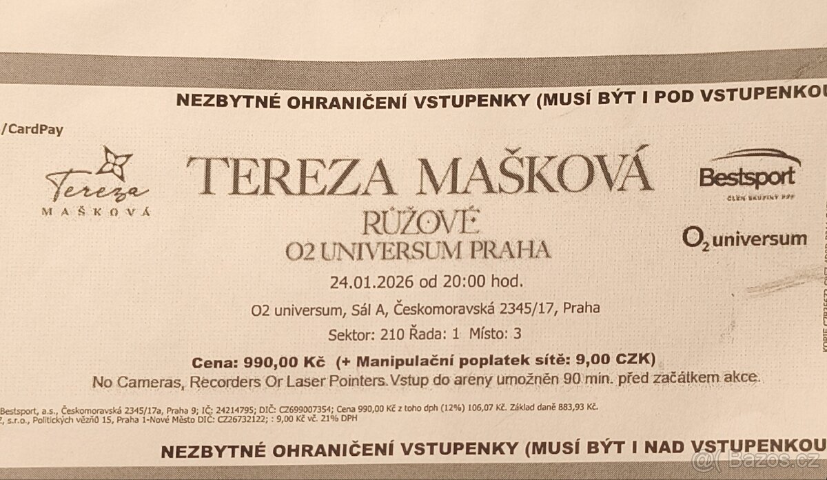 Koncert Terezy Maškové