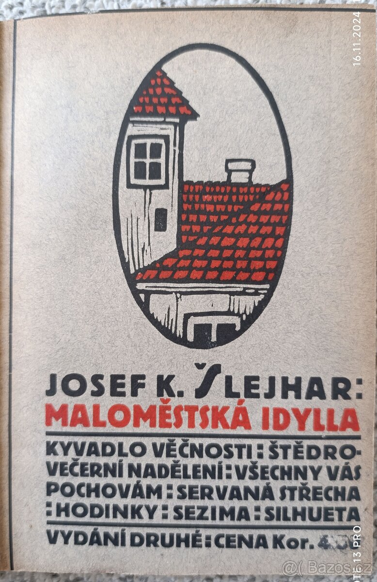 J.K.Šlejhar - Maloměstská idylla
