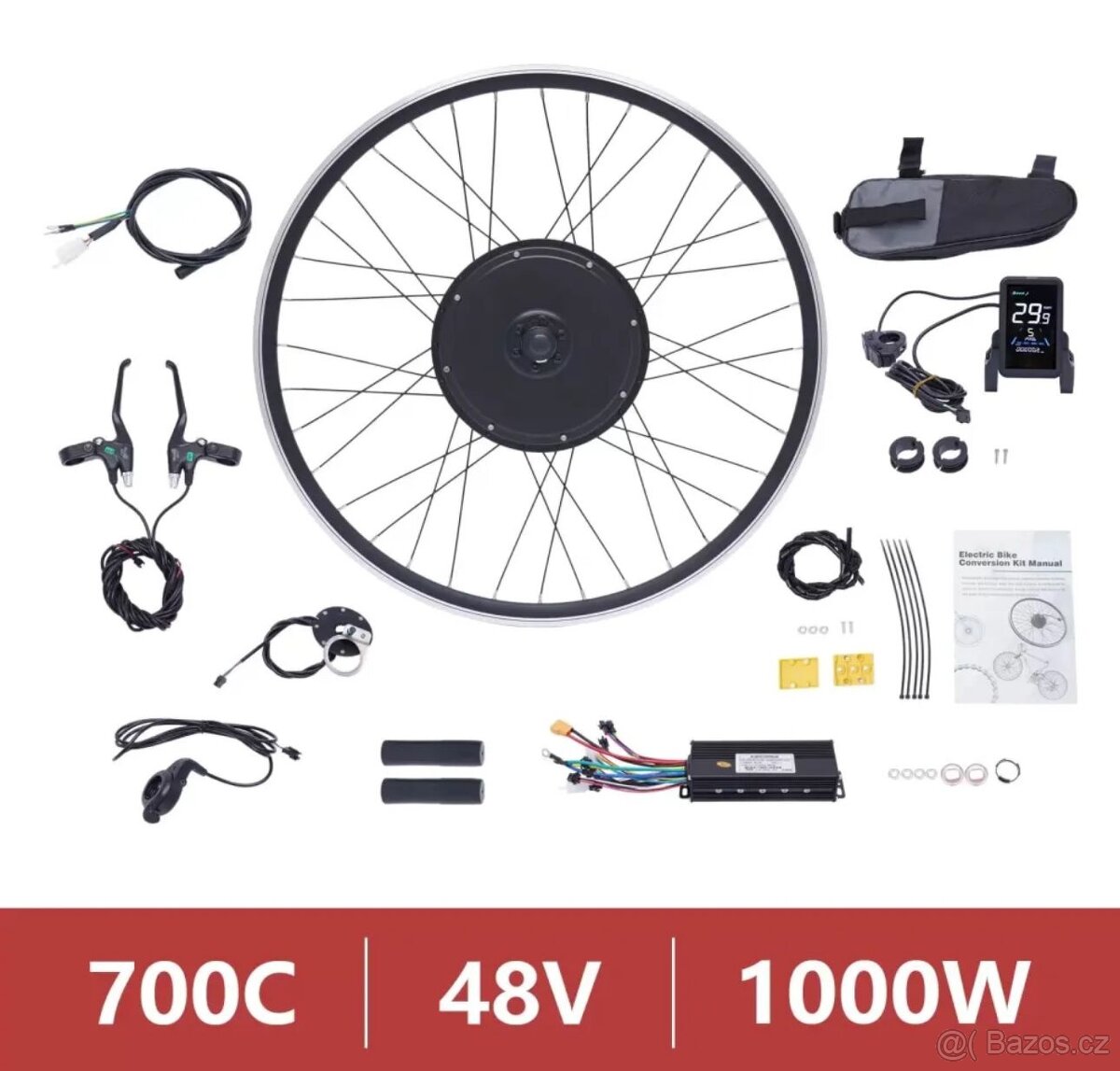 Sada pro přestavbu předního kola 28’’ 1000w 48v