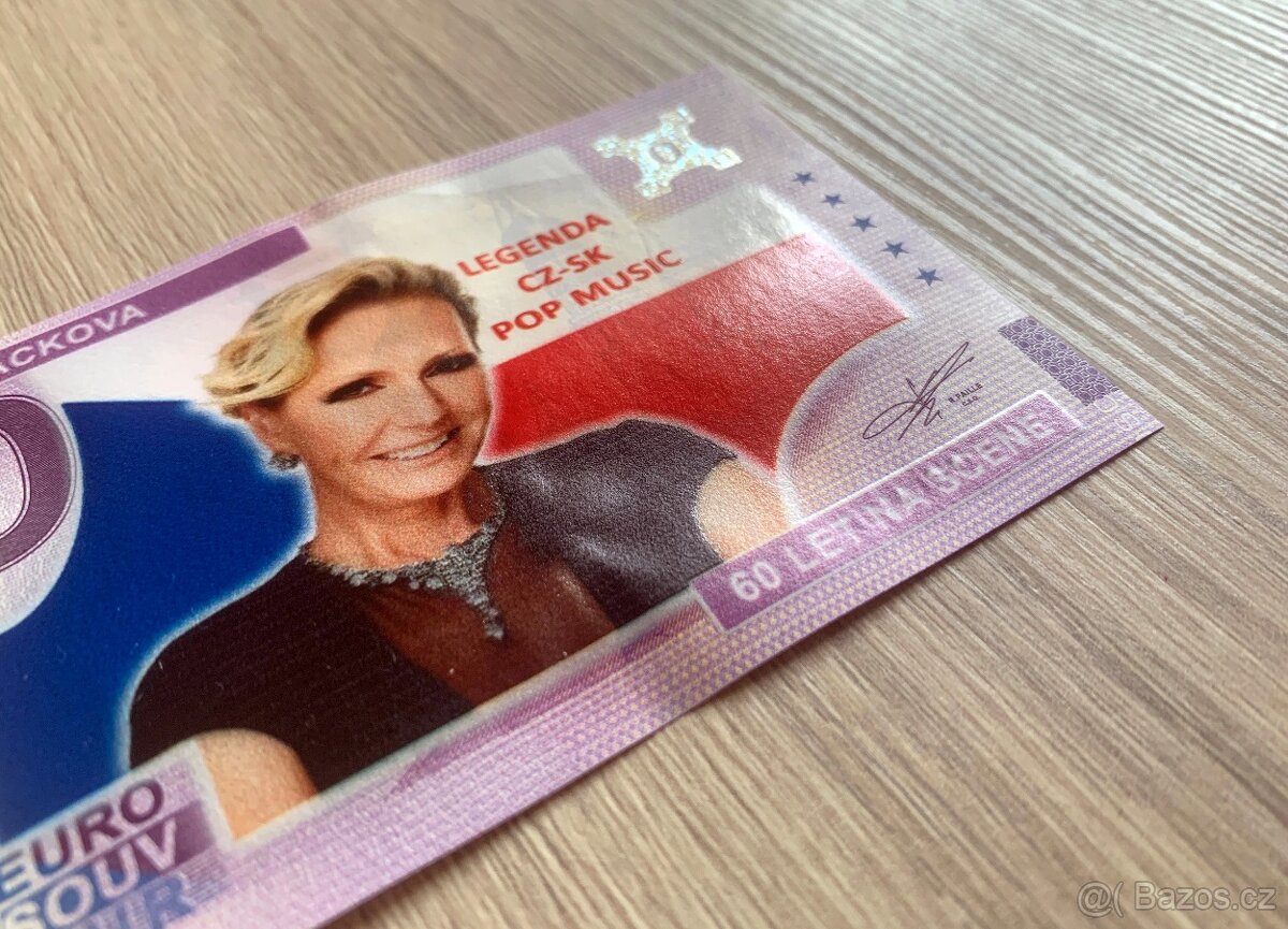 0 Euro Souvenir bankovka Helena Vondráčková