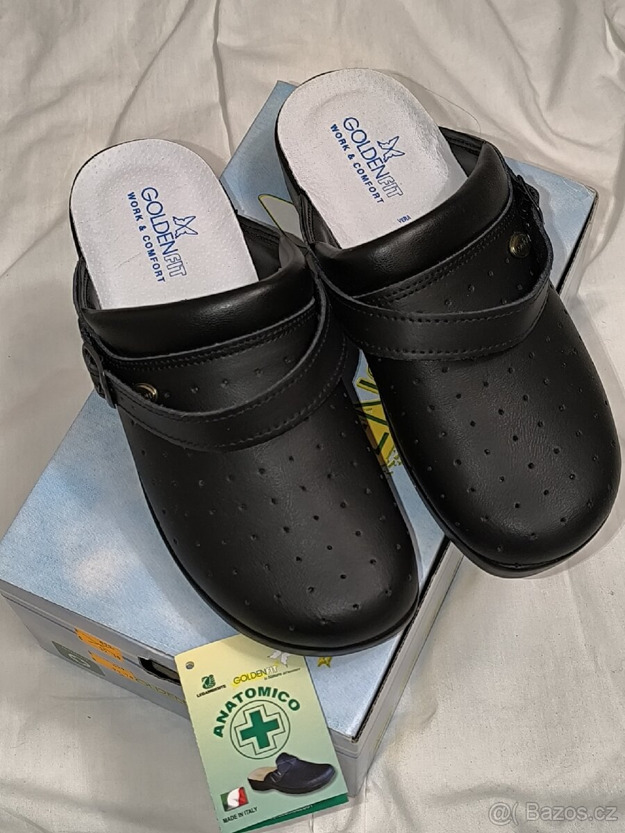 Zdravotní kožené nazouváky