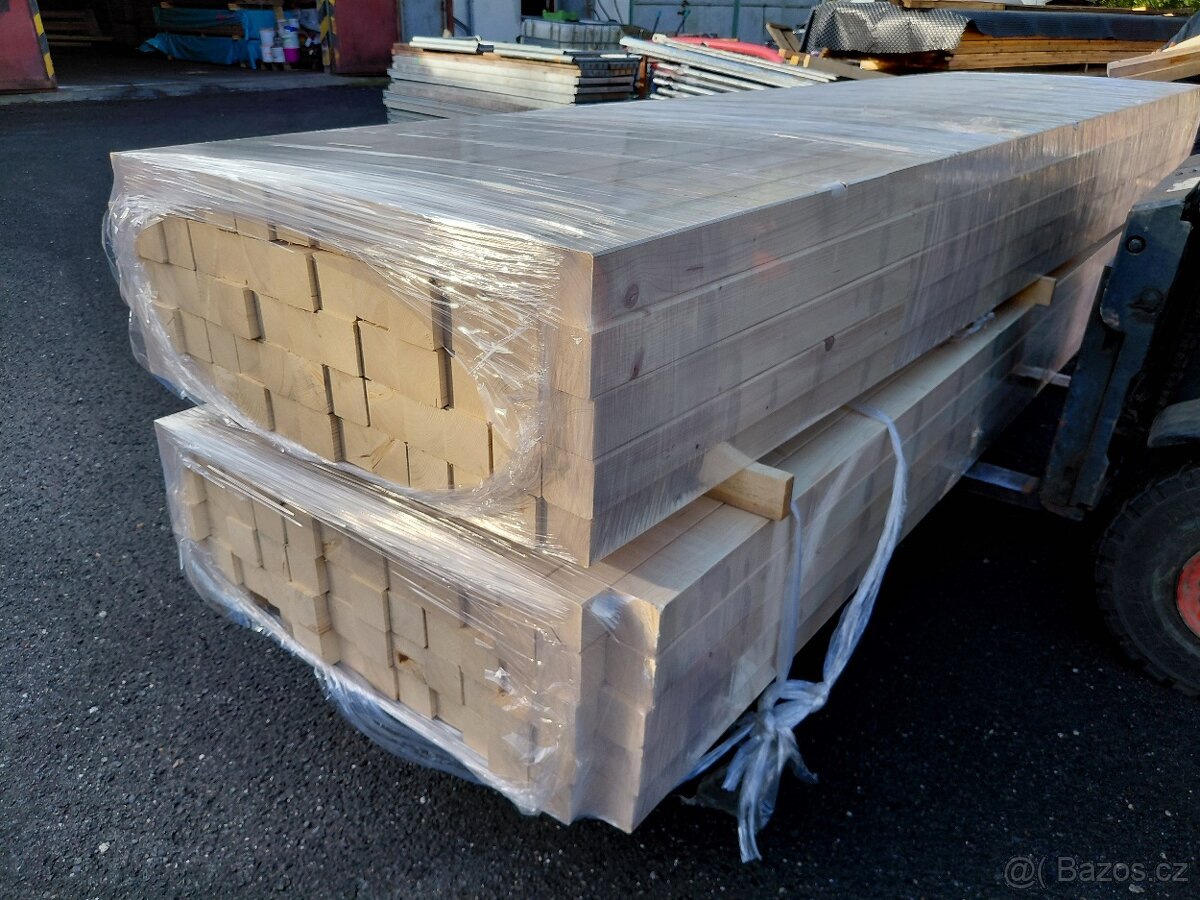 Prodám smrkové KVH hranoly se zaoblenými hranami