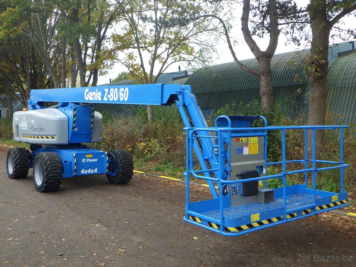 Teleskopická kloubová pracovní plošina 26m výšky