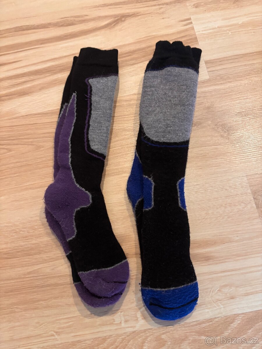 Dětské lyžařské ponožky vel. 35-38