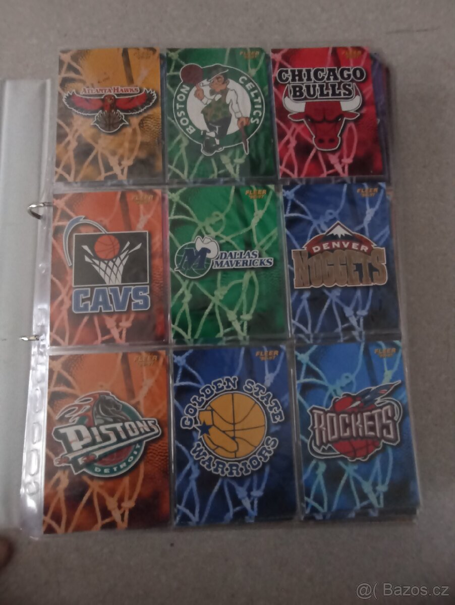 Kartičky basketbalové