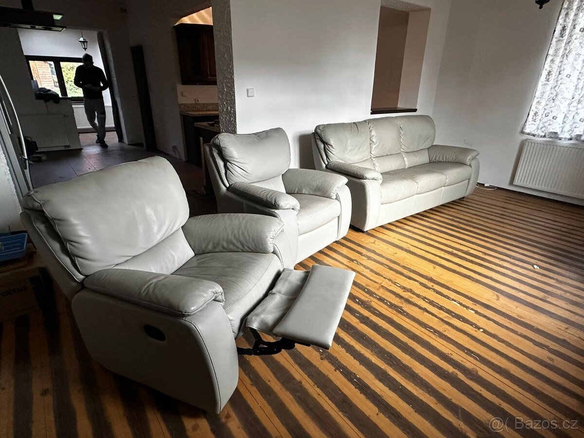 Kožená sedací souprava