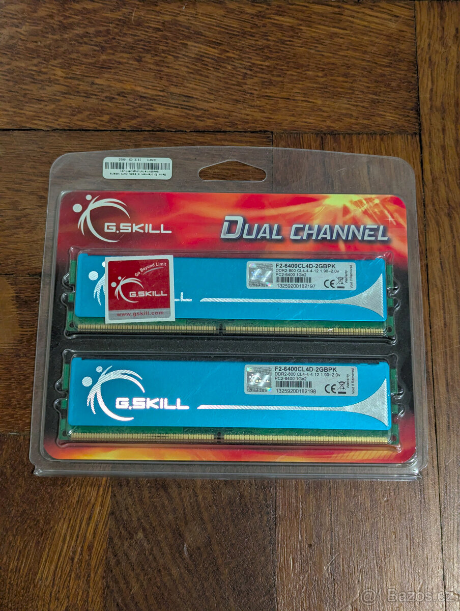 G.Skill DDR2 2 GB Kit (2x1 GB) 800 MHz