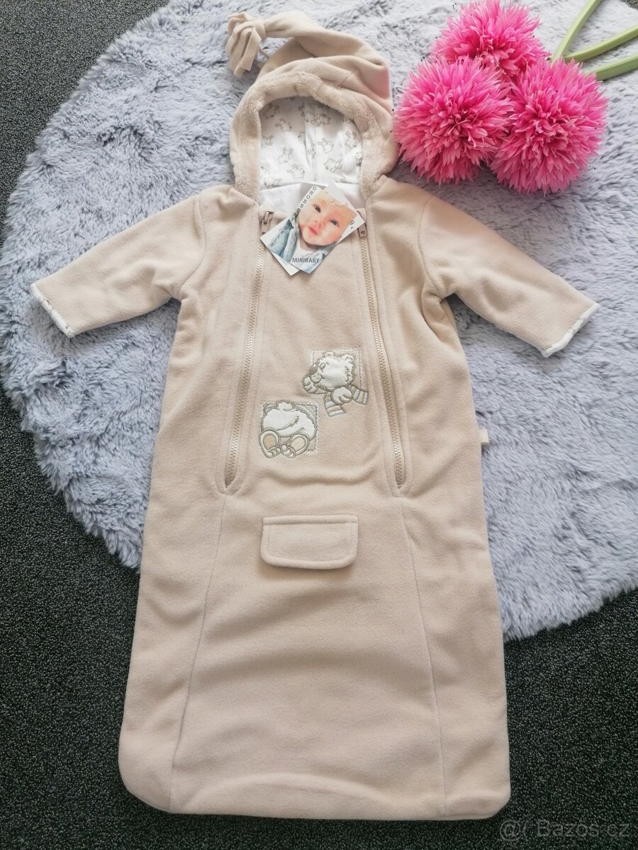 Krásný fusak do autosedačky - nový