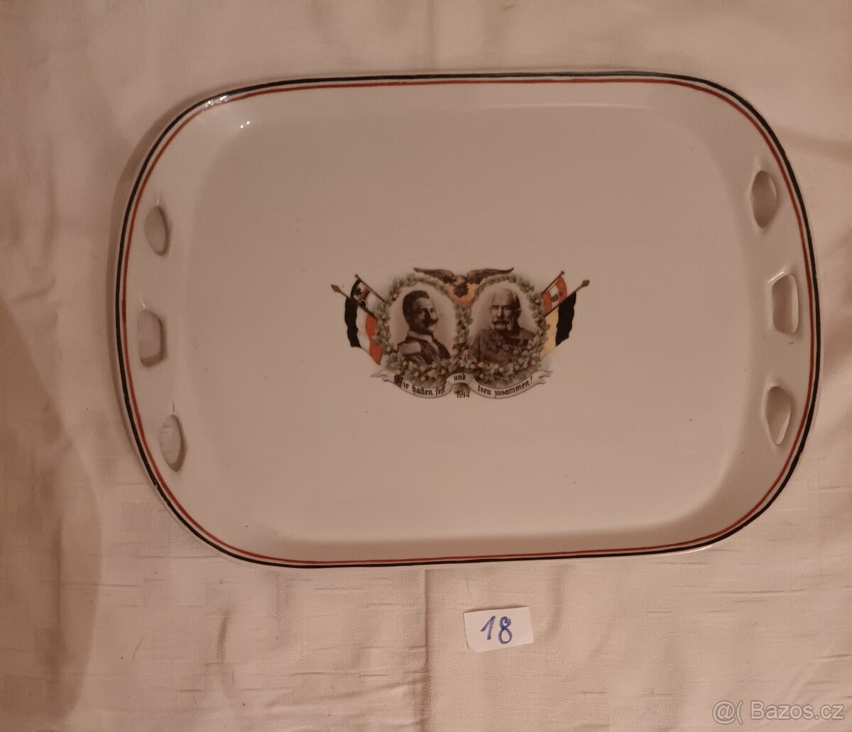 Velké tácy - Franz Josef, Rakousko Uhersko, 1914