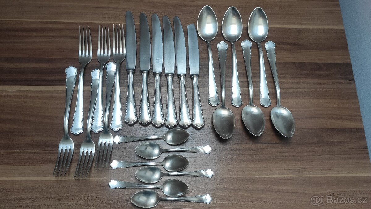 Starožitná sada příborů 24ks..