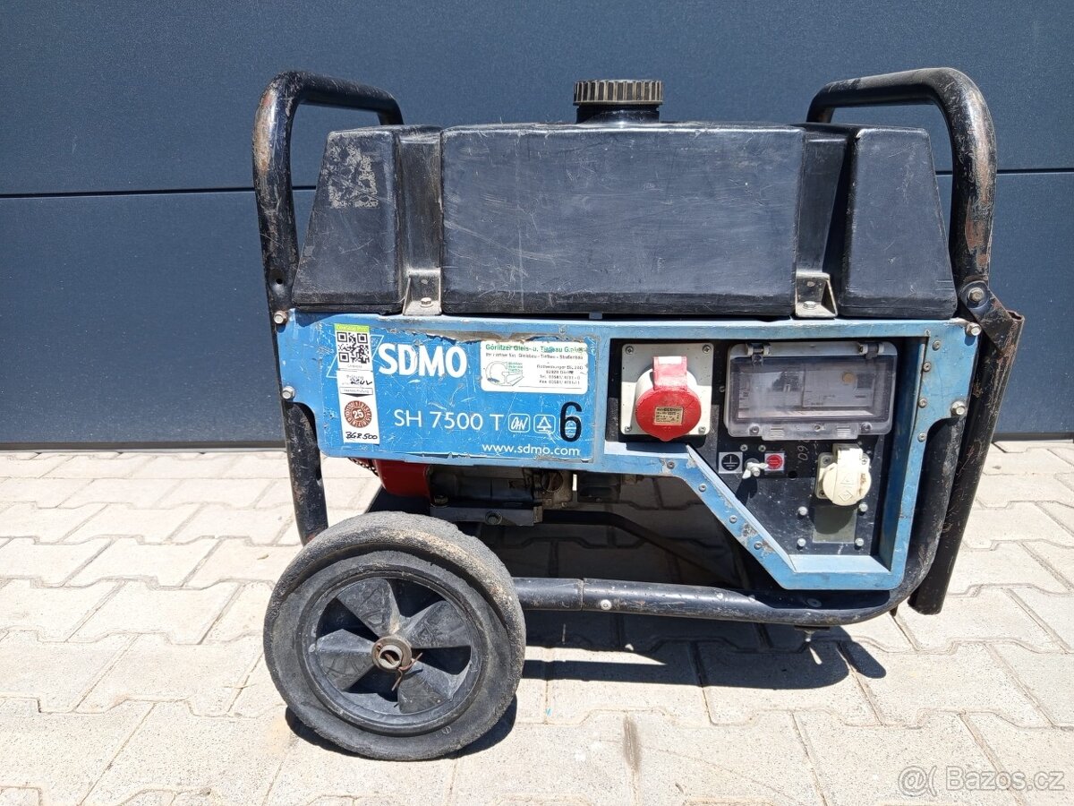 Elektrocentrala SDMO SH7500T, 7,5kva, Honda GX390