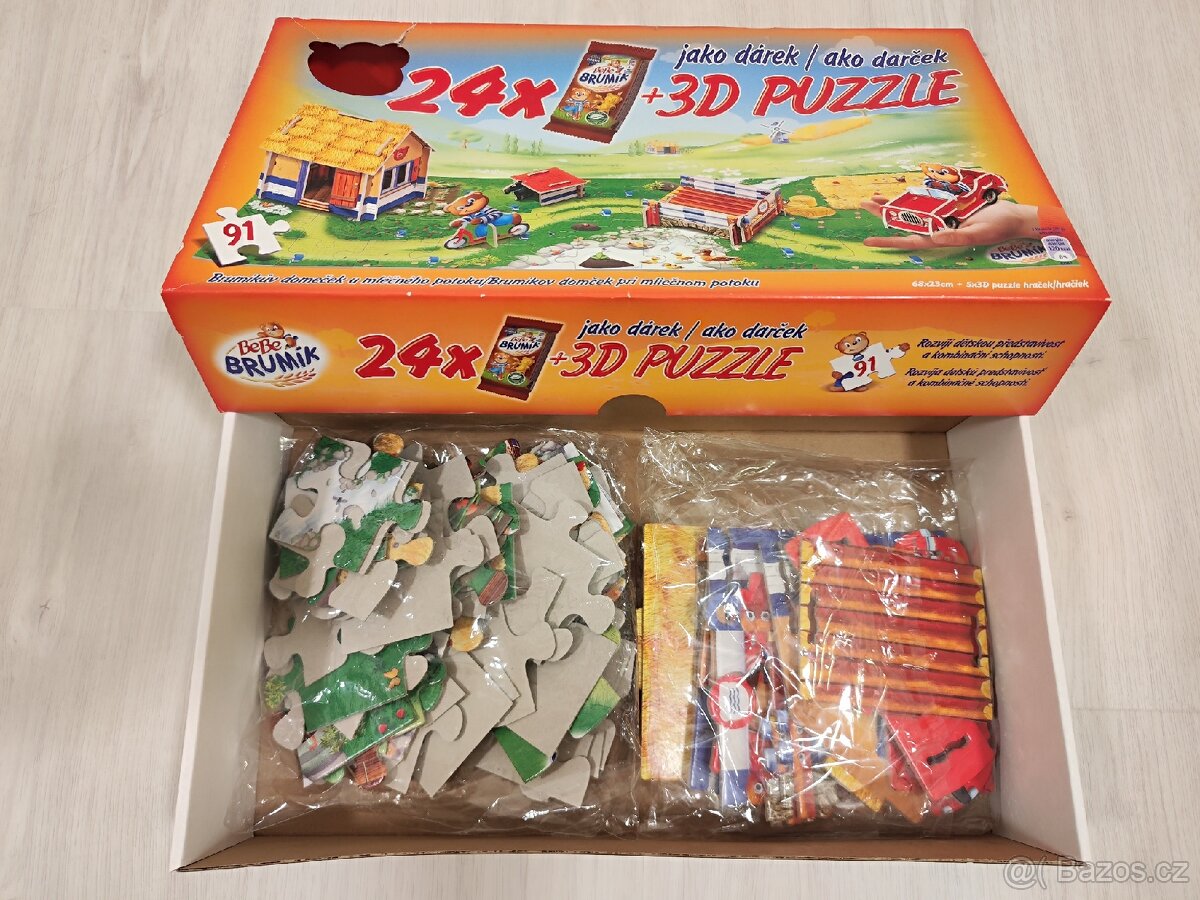 3D PUZZLE Brumík