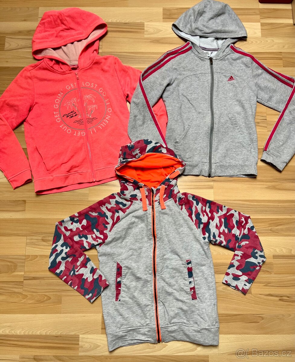 Dívčí mikina/mikiny s kapucí/vel.152