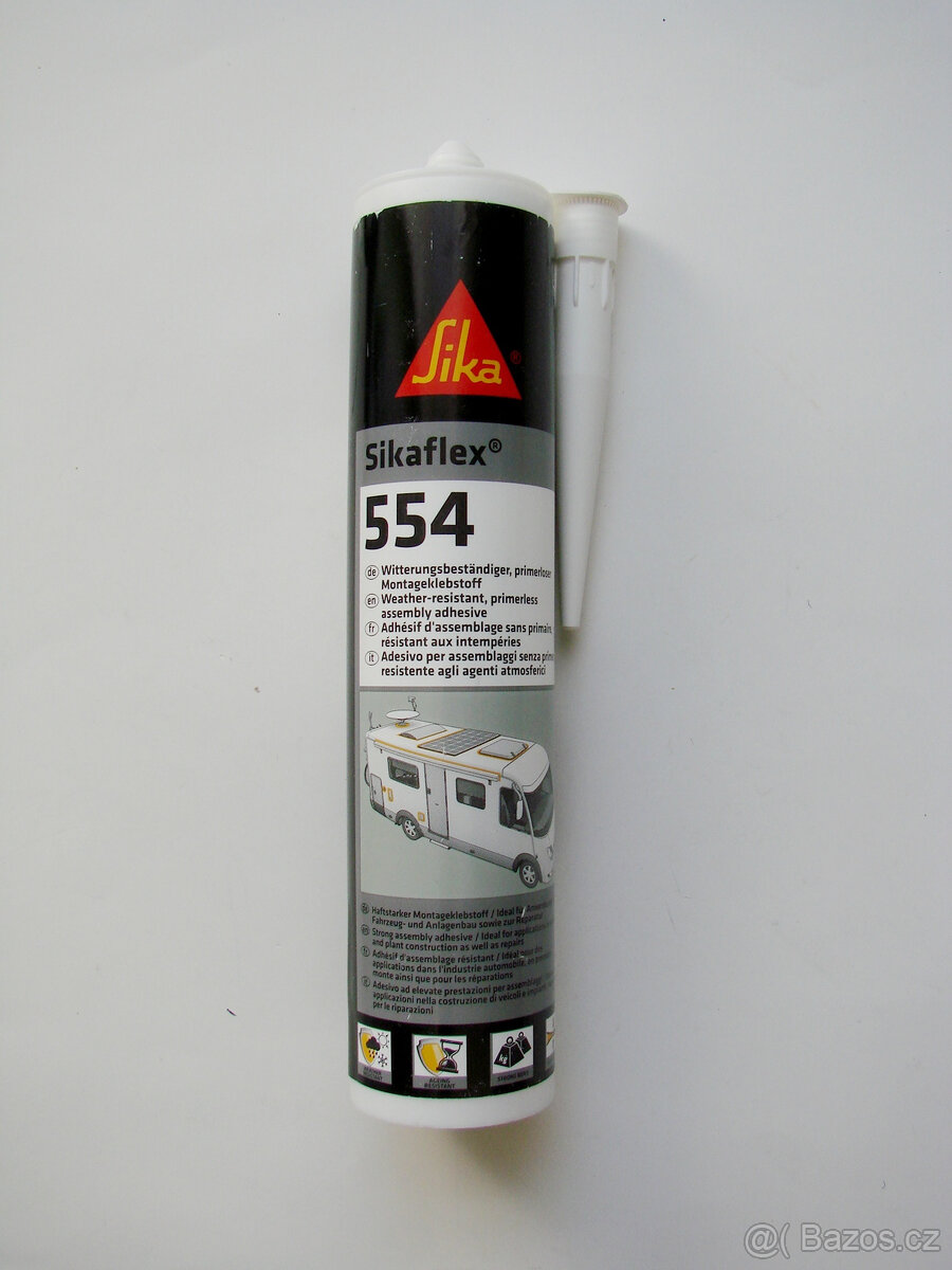 Sikaflex 554 bílý lepidlo nové nepoužité+načnuté