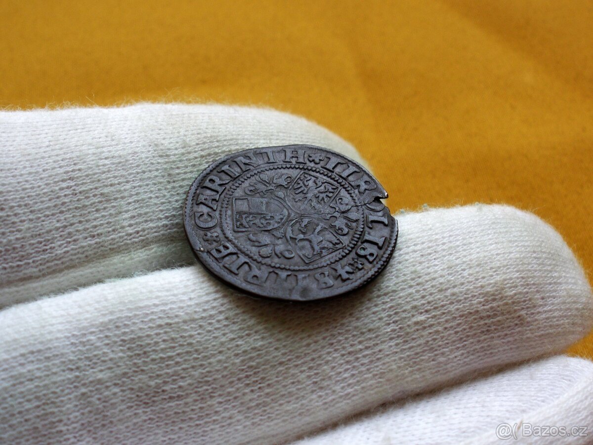 Stříbrný 1/2 batzen 1516