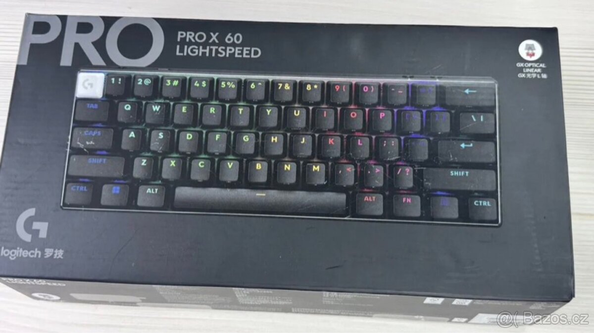 ⌨️ Logitech PRO X 60 LIGHTSPEED Tactile – TOP stav
